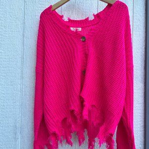 NWT Distressed Cardigan